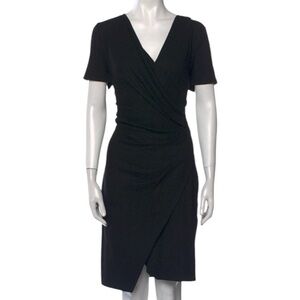Helmut lang wool midi dress